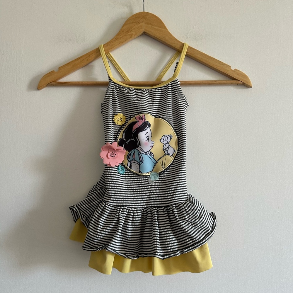 Disney Girls Disney Animators Collection Snow White Tankini Swimsuit size 3 - Picture 4 of 9